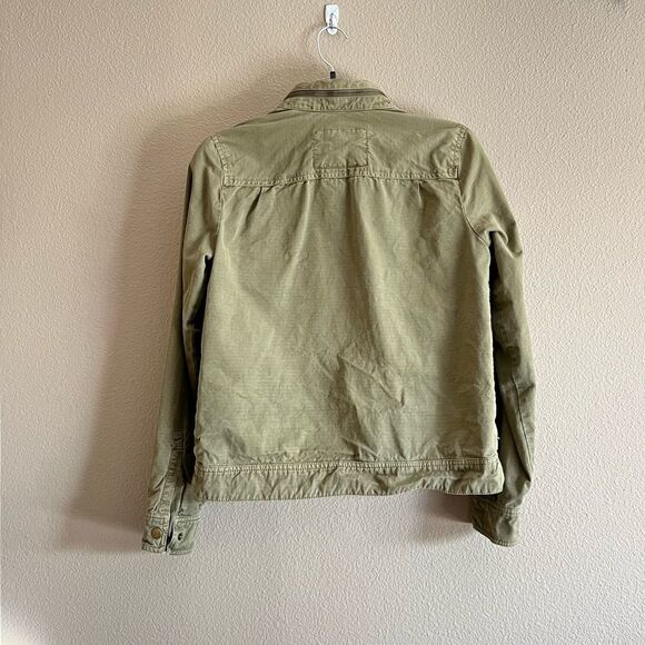 J. Crew Green Utility Jacket - Picture 4 of 6
